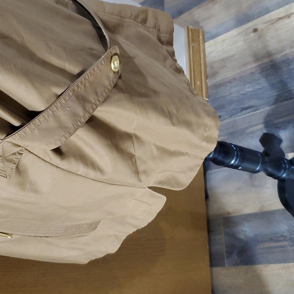 Basler long line zip and snap camel brown vest - Picture 6 of 9